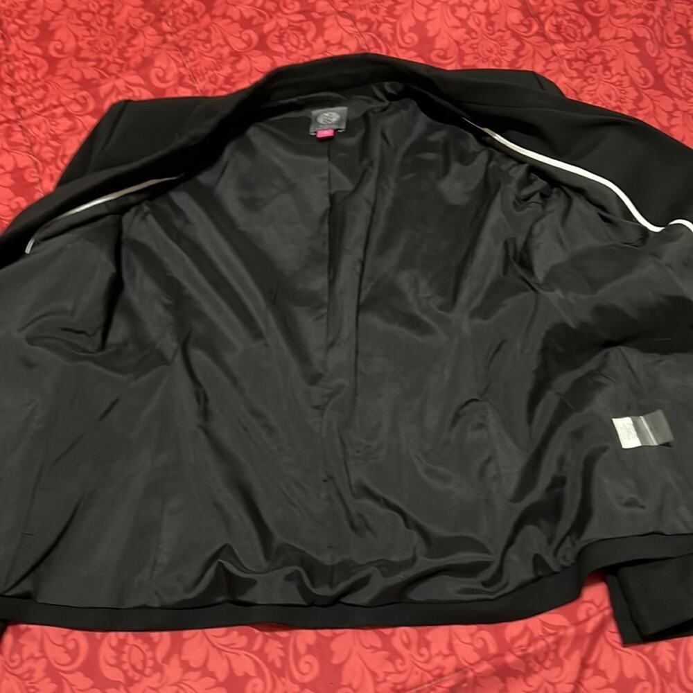 Women's Vince Camuto Black One Button Blazer Jacket NWT Size 10 - Picture 13 of 13